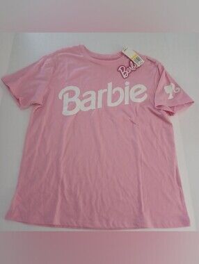 Barbie By Love Tribe Pink Tee Sz M